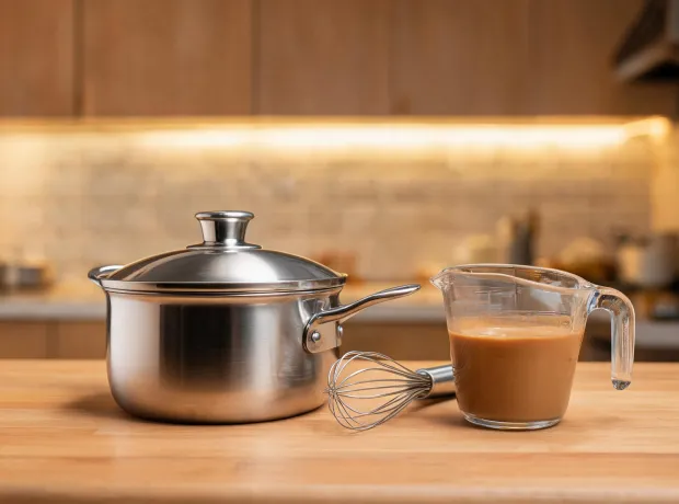 Stainless saucepan