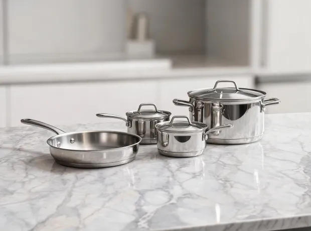 Stainless cookware set